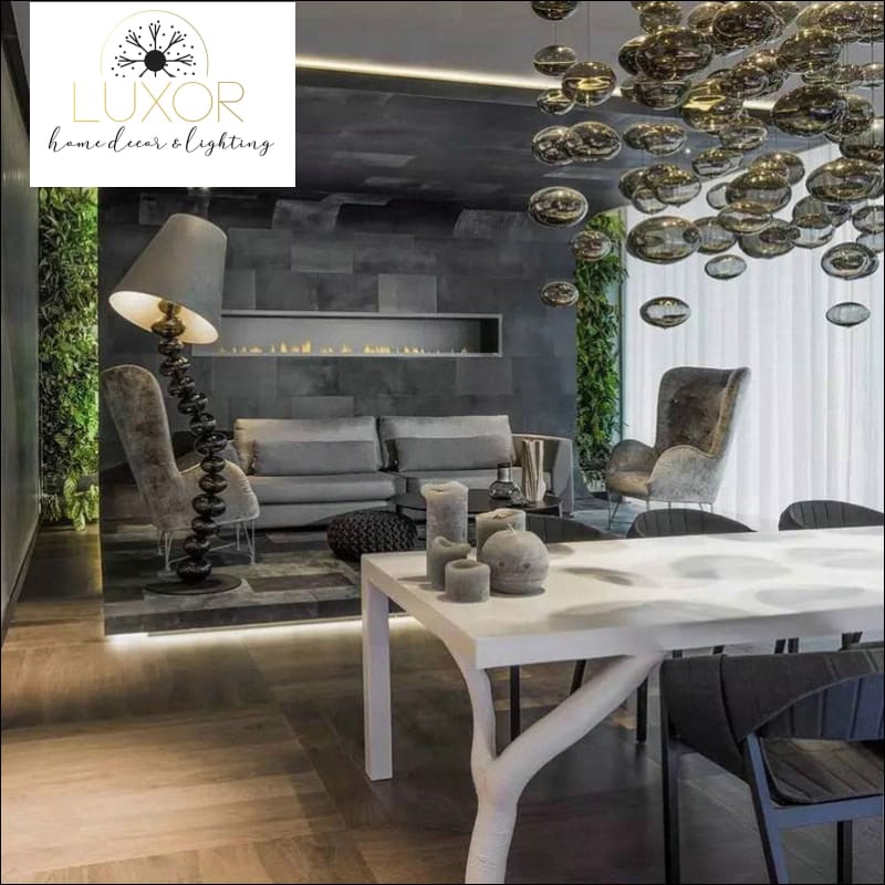 Mondrian Glass Chandelier - chandelier