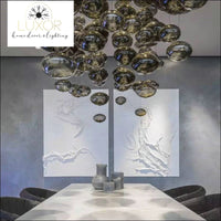 Mondrian Glass Chandelier - chandelier