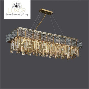 Monrose Crystal Chandelier - L110xW35xH35cm / >7 / Warm White - chandeliers