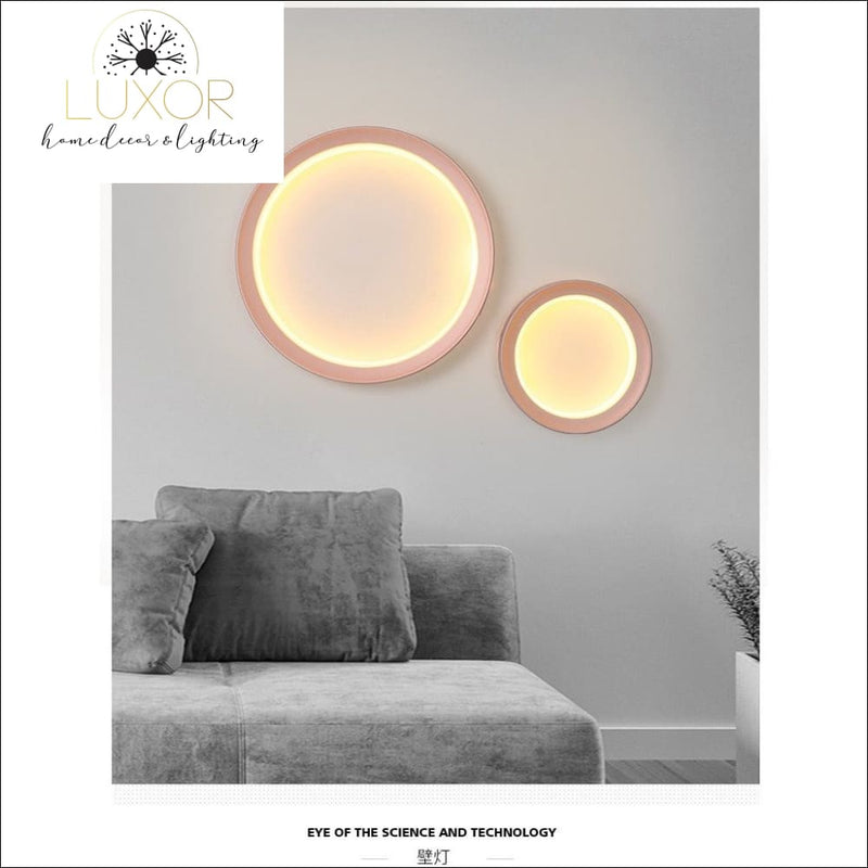 wall lighting Moon Circle LED Wall Light - Luxor Home Decor & Lighting