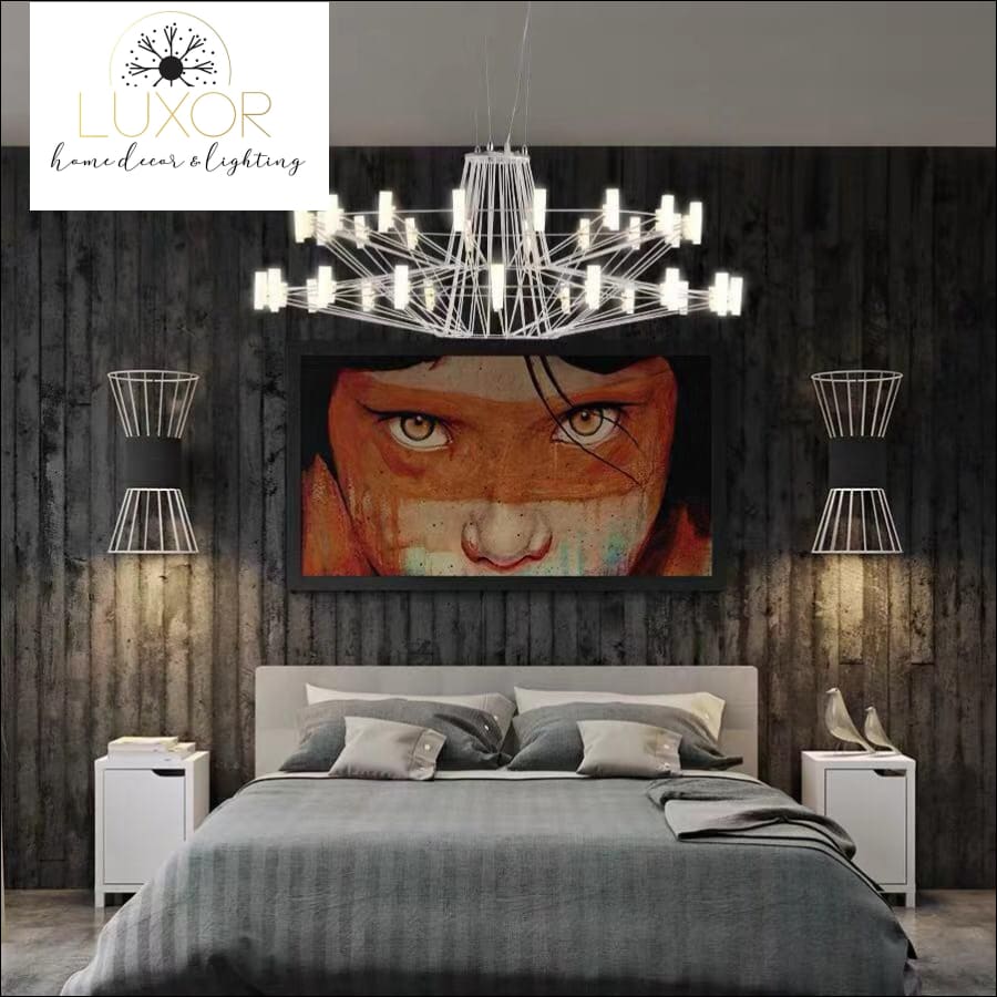 chandeliers Moonlight Stratus Chandelier - Luxor Home Decor & Lighting