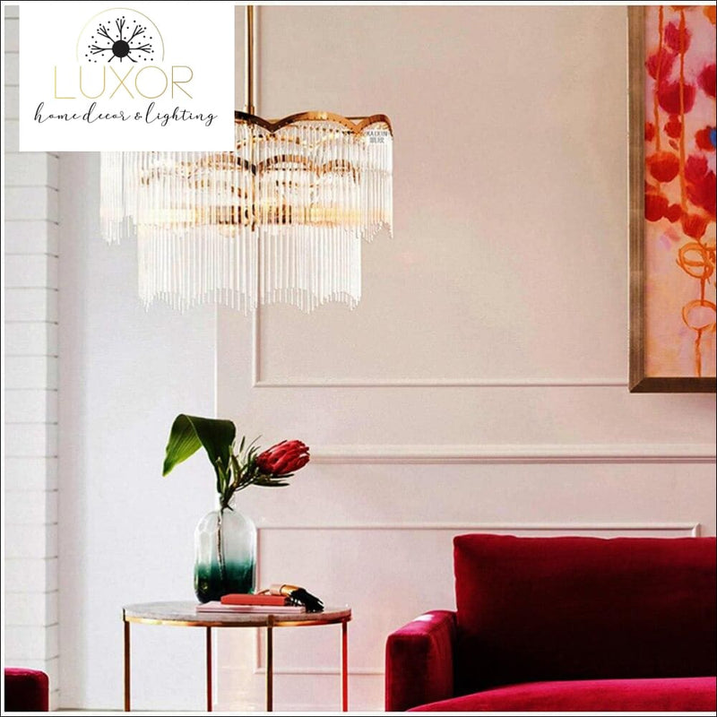 Chandeliers Moroccan Glass Chandelier - Luxor Home Decor & Lighting