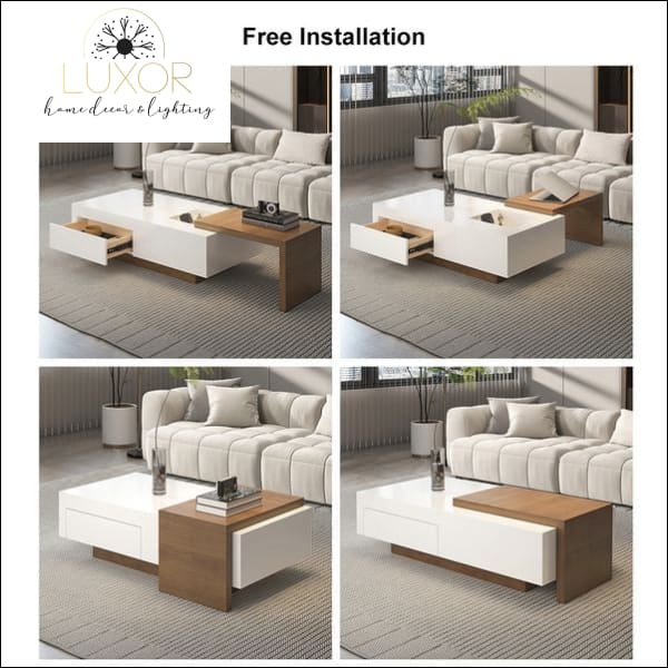 Mushini Industrial Coffee Table - coffee tables