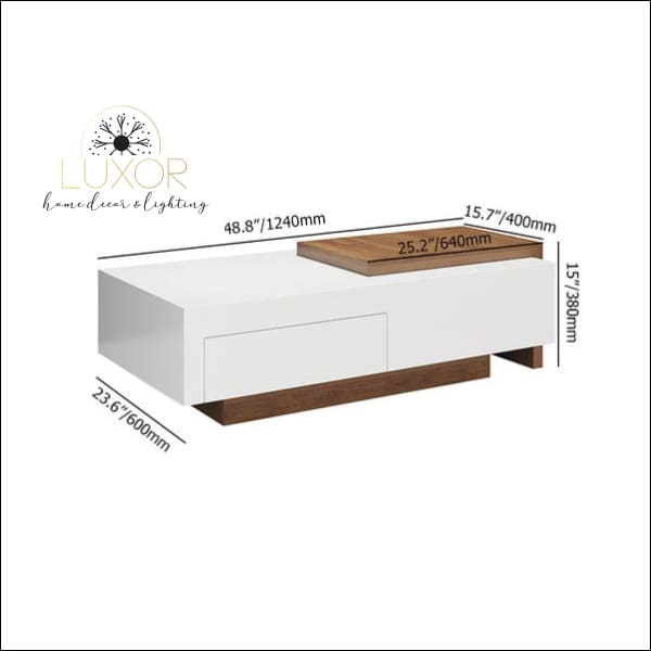 Mushini Industrial Coffee Table - coffee tables