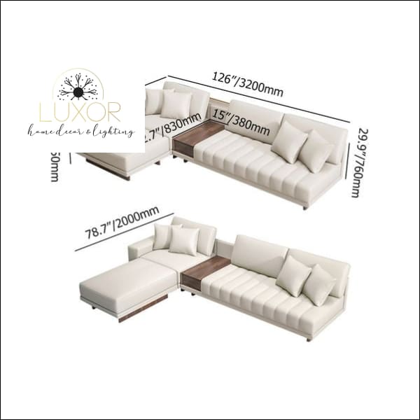 Mushini Modern Sectional Sofa - furniture