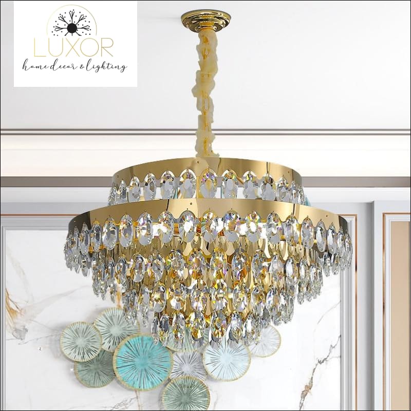 chandelier Mykonos Crystal Chandelier - Luxor Home Decor & Lighting