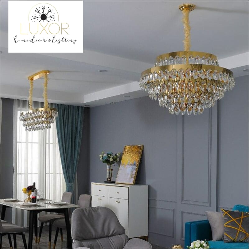 chandelier Mykonos Crystal Chandelier - Luxor Home Decor & Lighting
