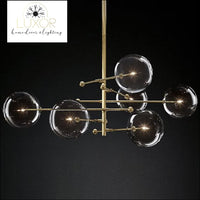 chandeliers Nabila Nordic Glass Round Chandelier - Luxor Home Decor & Lighting