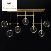 chandeliers Nabila Nordic Glass Round Chandelier - Luxor Home Decor & Lighting