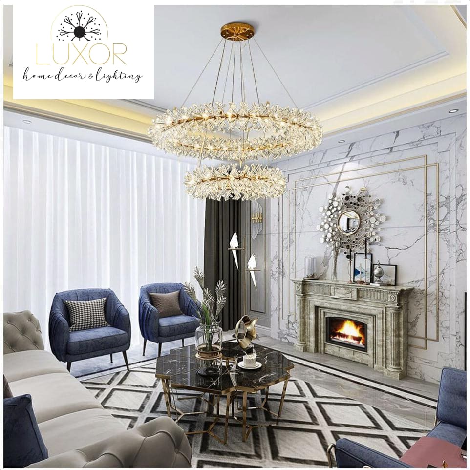 Natilus Crystal Chandelier - chandeliers