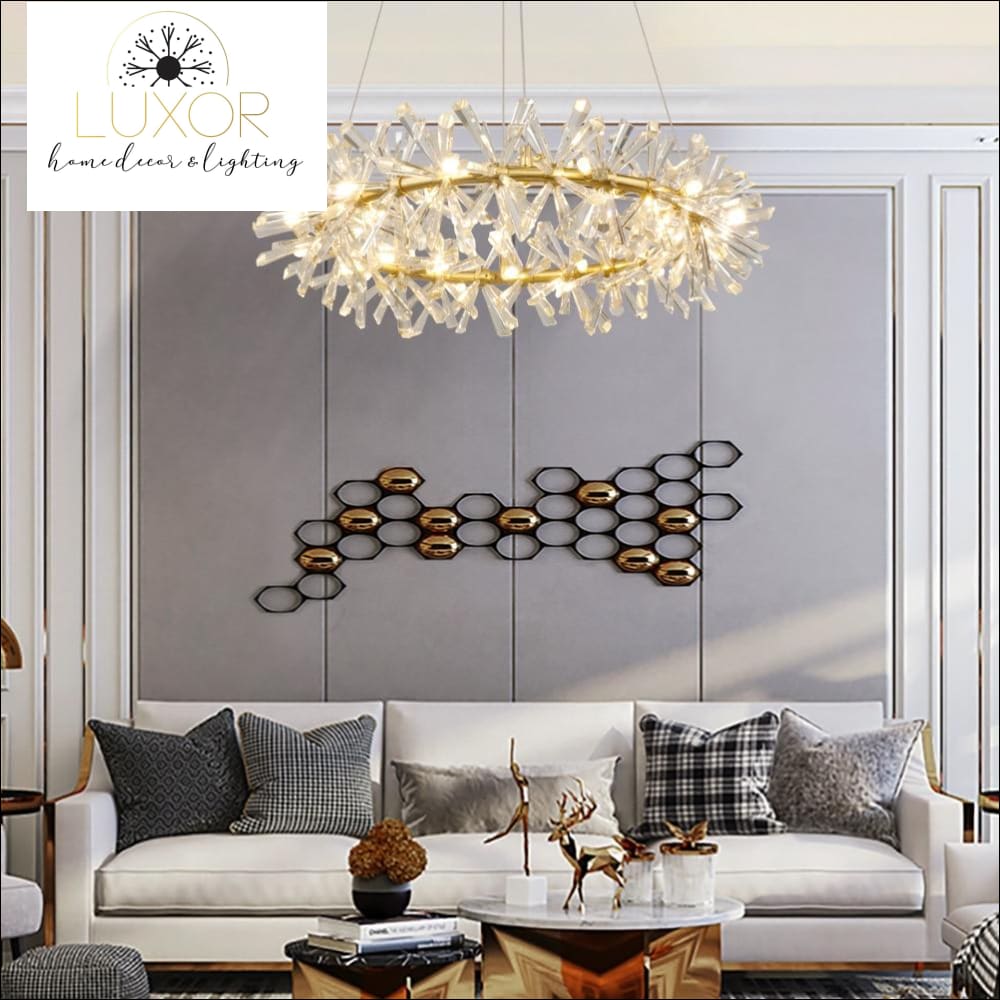 Natilus Crystal Chandelier - chandeliers