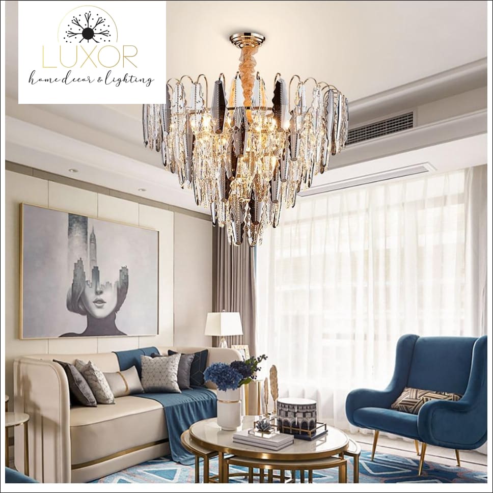 chandeliers Neptune Crystal Chandelier - Luxor Home Decor & Lighting