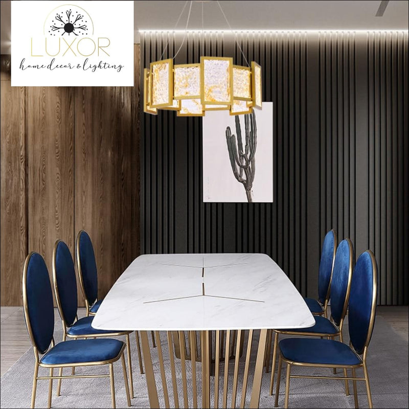 chandeliers Nikolini Gold Chandelier - Luxor Home Decor & Lighting
