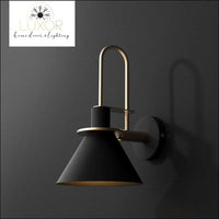 Nordic Loft Artsy Wall Sconce - Black / Warm White - wall lighting