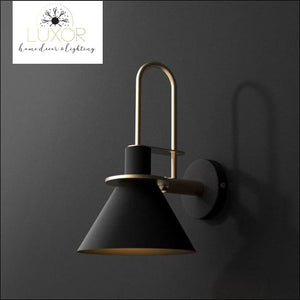 Nordic Loft Artsy Wall Sconce - Black / Warm White - wall lighting
