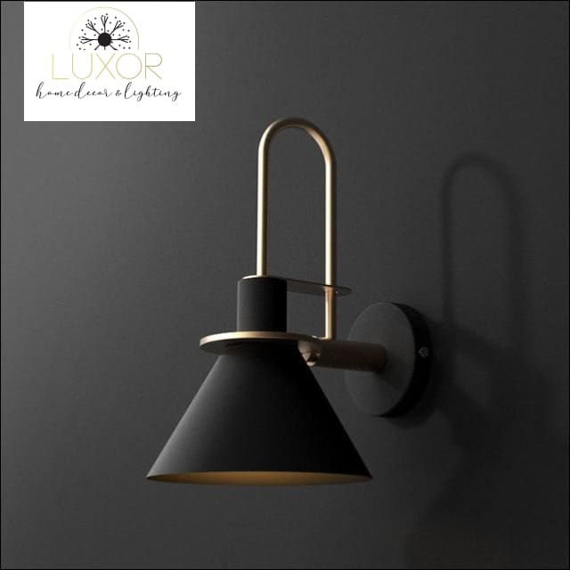 Nordic Loft Artsy Wall Sconce - Black / Warm White - wall lighting