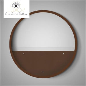 wall decor Nordic Round Plant Glass Wall Vase - Luxor Home Decor & Lighting