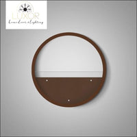 wall decor Nordic Round Plant Glass Wall Vase - Luxor Home Decor & Lighting