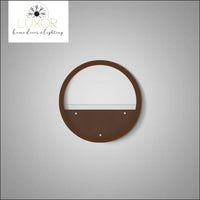 wall decor Nordic Round Plant Glass Wall Vase - Luxor Home Decor & Lighting
