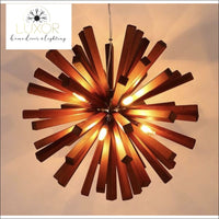 Chandeliers Nostalgic Wooden Chandelier - Luxor Home Decor & Lighting