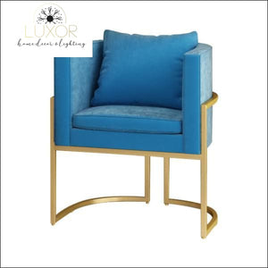 furniture Noza Velvet Accent Chair - Luxor Home Decor & Lighting