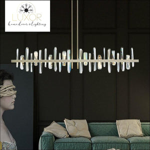 Nuvo Geometric Chandelier - chandeliers