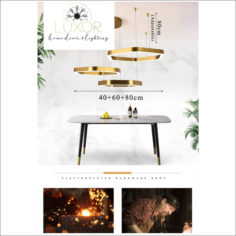 pendant lighting Octagon Nordic Pendant - Luxor Home Decor & Lighting