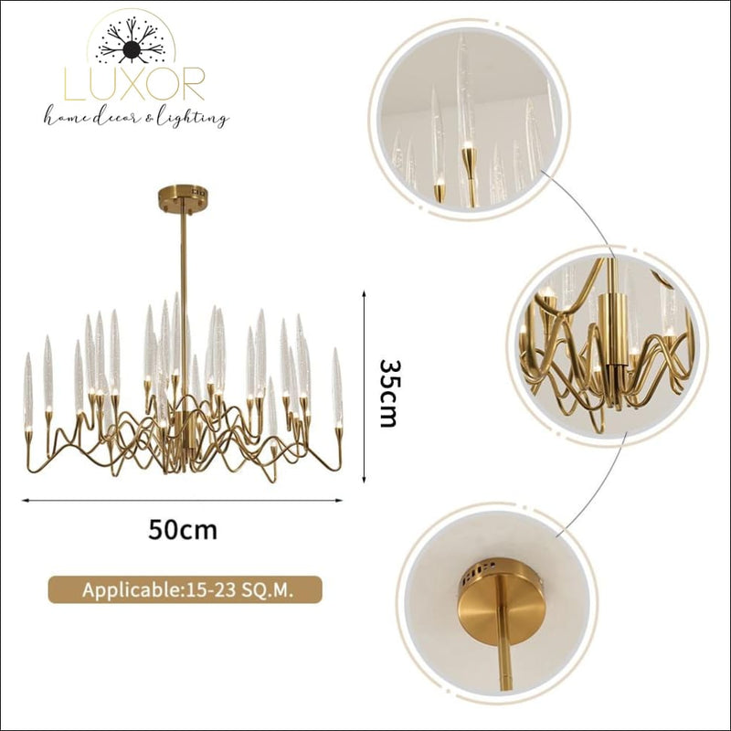 chandeliers Odyssey Crystal Chandelier - Luxor Home Decor & Lighting