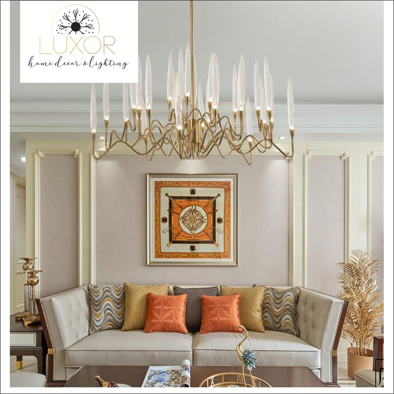 chandeliers Odyssey Crystal Chandelier - Luxor Home Decor & Lighting