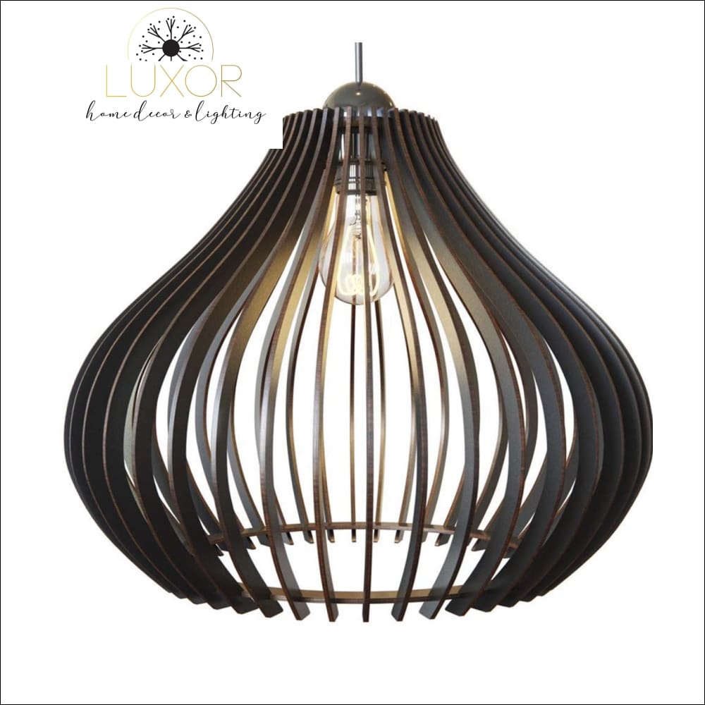 Pendant Lighting Olivia Wood Pendant Lighting - Luxor Home Decor & Lighting