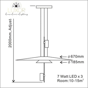 pendant lighting Ollen Classical Pendant Light - Luxor Home Decor & Lighting