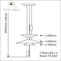 pendant lighting Ollen Classical Pendant Light - Luxor Home Decor & Lighting
