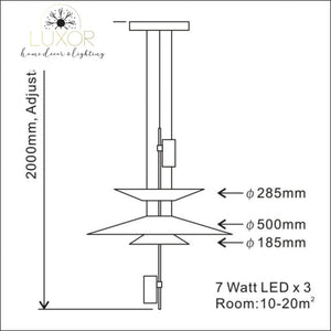 pendant lighting Ollen Classical Pendant Light - Luxor Home Decor & Lighting