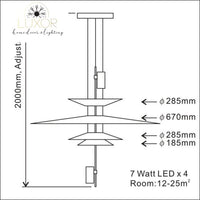 pendant lighting Ollen Classical Pendant Light - Luxor Home Decor & Lighting