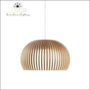 Ombre Modern Hanging Light - Wood / Small - 22 - pendant lighting