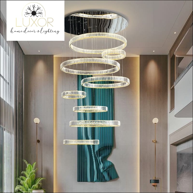 Opulent Glow Crystal Chandelier - chandeliers