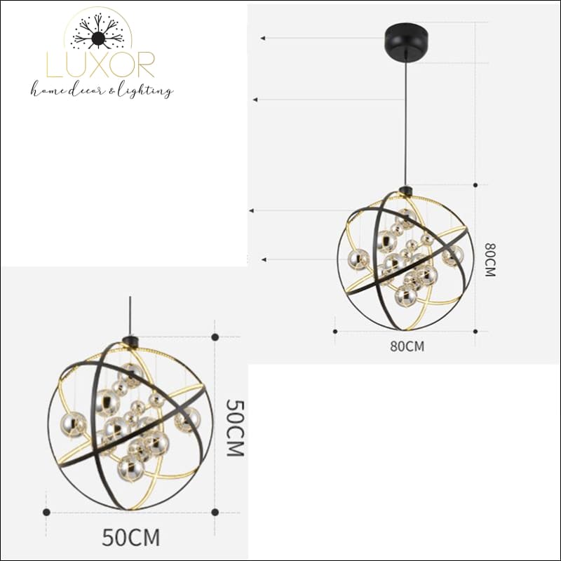 pendant lighting Orbita Sphere Pendant Light - Luxor Home Decor & Lighting