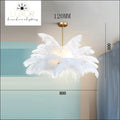 chandelier Ostrich Feather Chandelier - Luxor Home Decor & Lighting