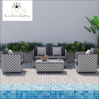Palm Oasis Lux Patio Set - Outdoor Seating