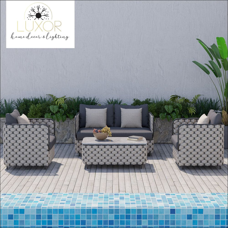 Palm Oasis Lux Patio Set - Outdoor Seating