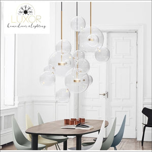 chandeliers Palmina Glass Modern Pendant Light - Luxor Home Decor & Lighting