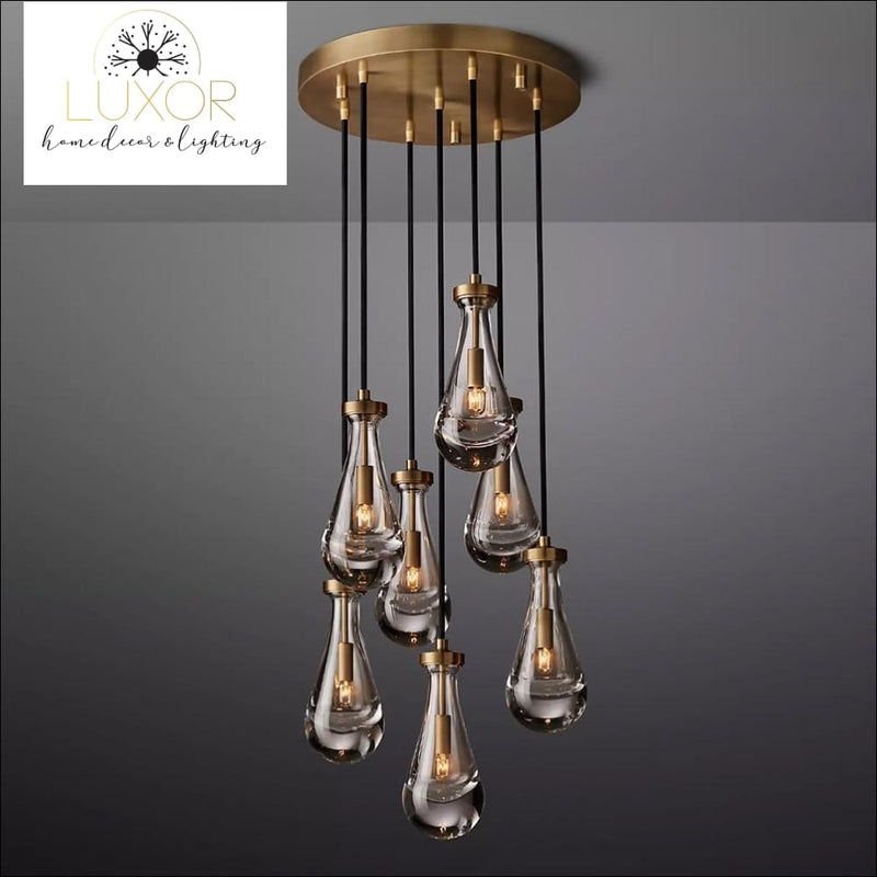 Parko Rain Round Chandelier - chandeliers