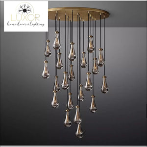 Parko Rain Round Chandelier - chandeliers