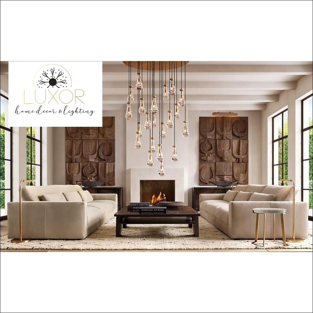 Parko Rain Round Chandelier - chandeliers