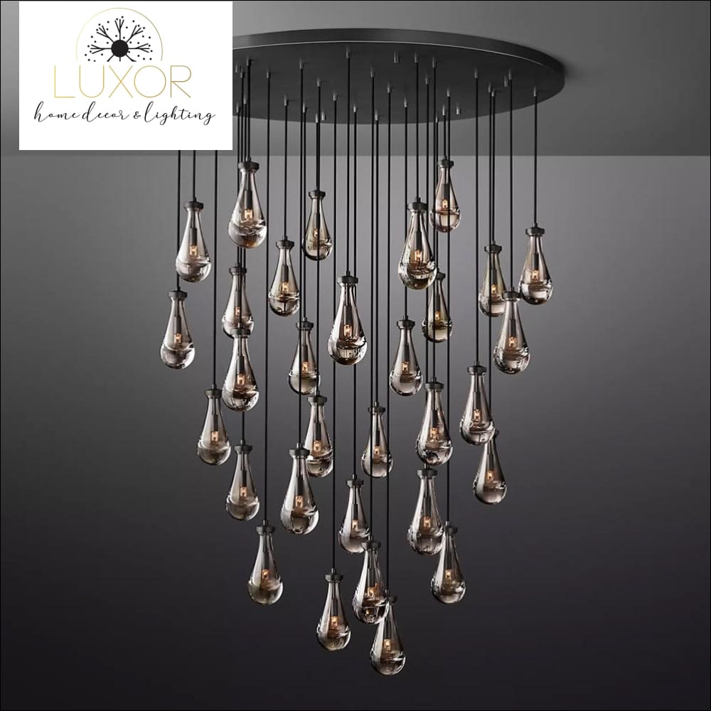 Parko Rain Round Chandelier - chandeliers