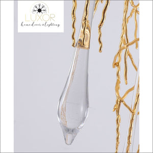 Partoness Gold Branch Crystal Chandelier - chandeliers