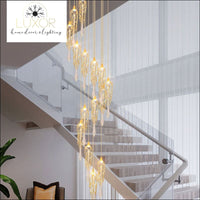 Partoness Gold Branch Crystal Chandelier - chandeliers