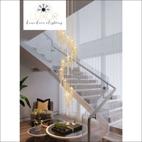 Partoness Gold Branch Crystal Chandelier - chandeliers