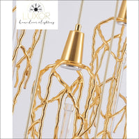 Partoness Gold Branch Crystal Chandelier - chandeliers