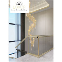 Partoness Gold Branch Crystal Chandelier - chandeliers
